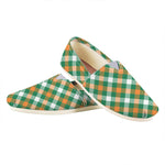 St. Patrick's Day Plaid Pattern Print Casual Shoes