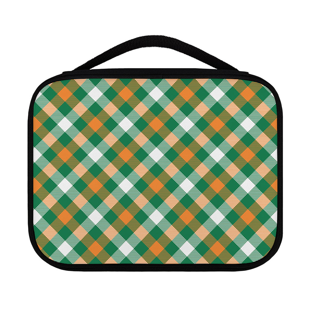 St. Patrick's Day Plaid Pattern Print Classic Bible Case