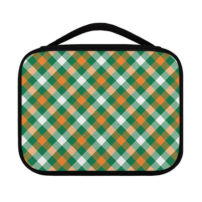 St. Patrick's Day Plaid Pattern Print Classic Bible Case