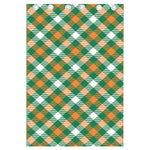 St. Patrick's Day Plaid Pattern Print Curtain
