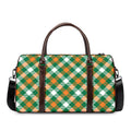 St. Patrick's Day Plaid Pattern Print Duffel Bag