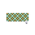 St. Patrick's Day Plaid Pattern Print Extended Mouse Pad
