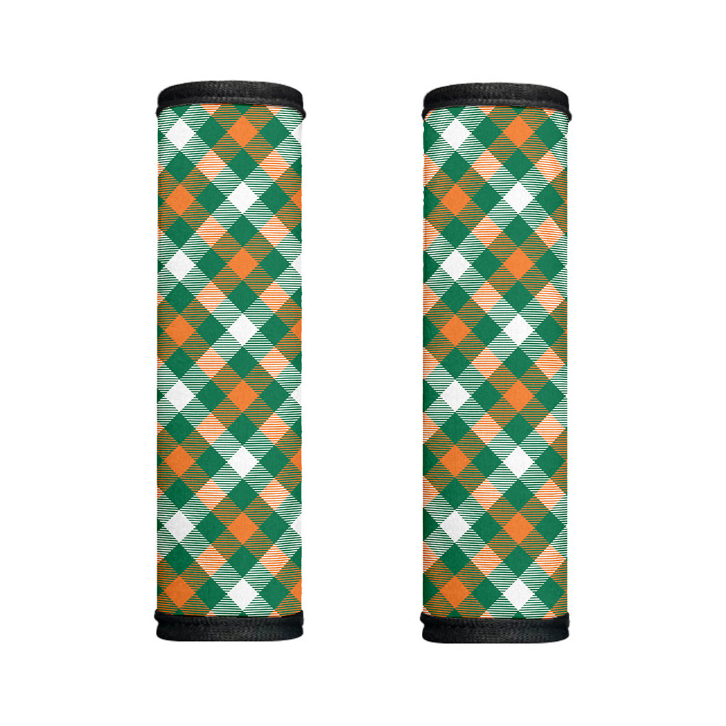 St. Patrick's Day Plaid Pattern Print Handle Covers