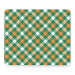 St. Patrick's Day Plaid Pattern Print Mouse Pad