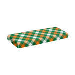 St. Patrick's Day Plaid Pattern Print Piano Keyboard Cover