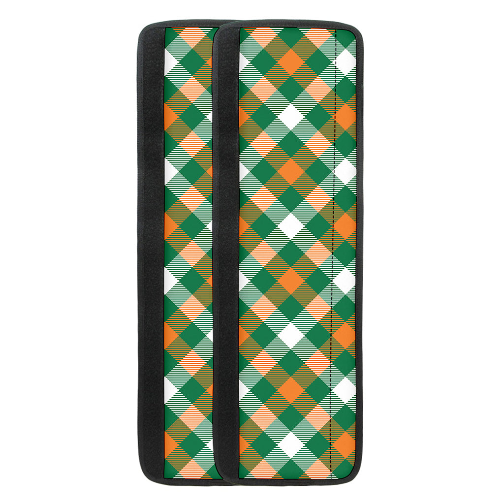 St. Patrick's Day Plaid Pattern Print Refrigerator Handle Covers
