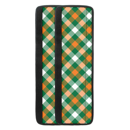 St. Patrick's Day Plaid Pattern Print Refrigerator Handle Covers