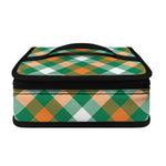 St. Patrick's Day Plaid Pattern Print Small Lunch Bag