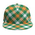 St. Patrick's Day Plaid Pattern Print Snapback Cap