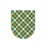St. Patrick's Day Plaid Pattern Print Toilet Lid Cover