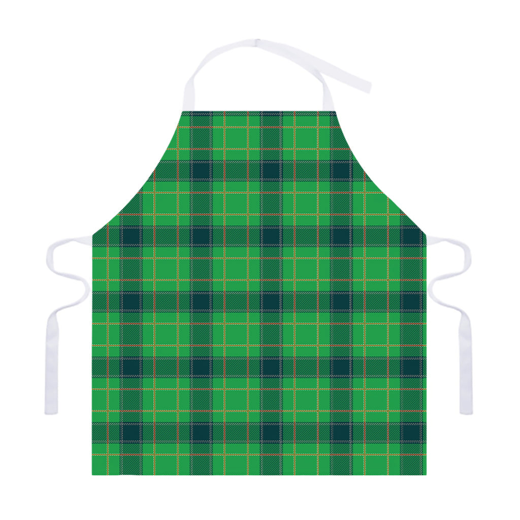 St. Patrick's Day Scottish Plaid Print Adjustable Apron