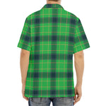 St. Patrick's Day Scottish Plaid Print Aloha Shirt