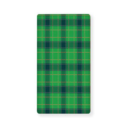St. Patrick's Day Scottish Plaid Print Baby Crib Sheet
