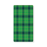 St. Patrick's Day Scottish Plaid Print Baby Crib Sheet