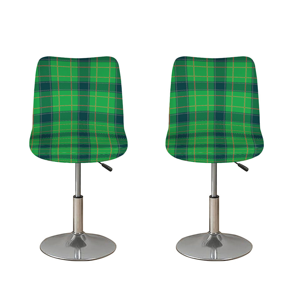 St. Patrick's Day Scottish Plaid Print Bar Stool Covers