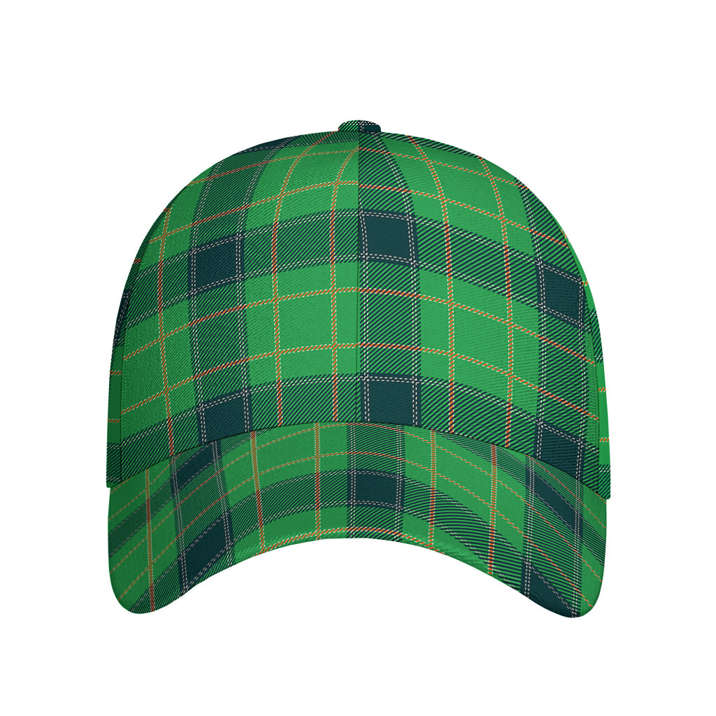St. Patrick's Day Scottish Plaid Print Baseball Cap