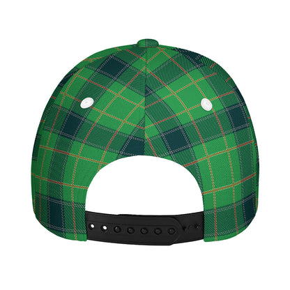 St. Patrick's Day Scottish Plaid Print Baseball Cap