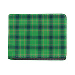 St. Patrick's Day Scottish Plaid Print Bifold Wallet