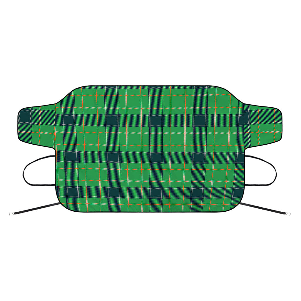 St. Patrick's Day Scottish Plaid Print Car Windshield Snow Cover