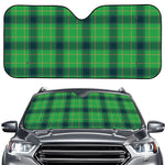 St. Patrick's Day Scottish Plaid Print Car Windshield Sun Shade