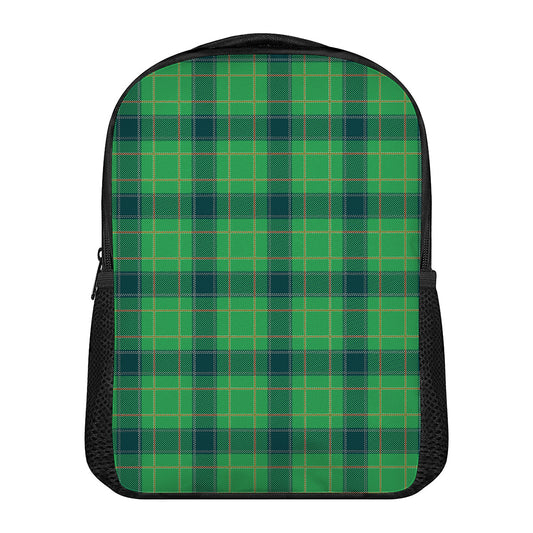 St. Patrick's Day Scottish Plaid Print Casual Backpack