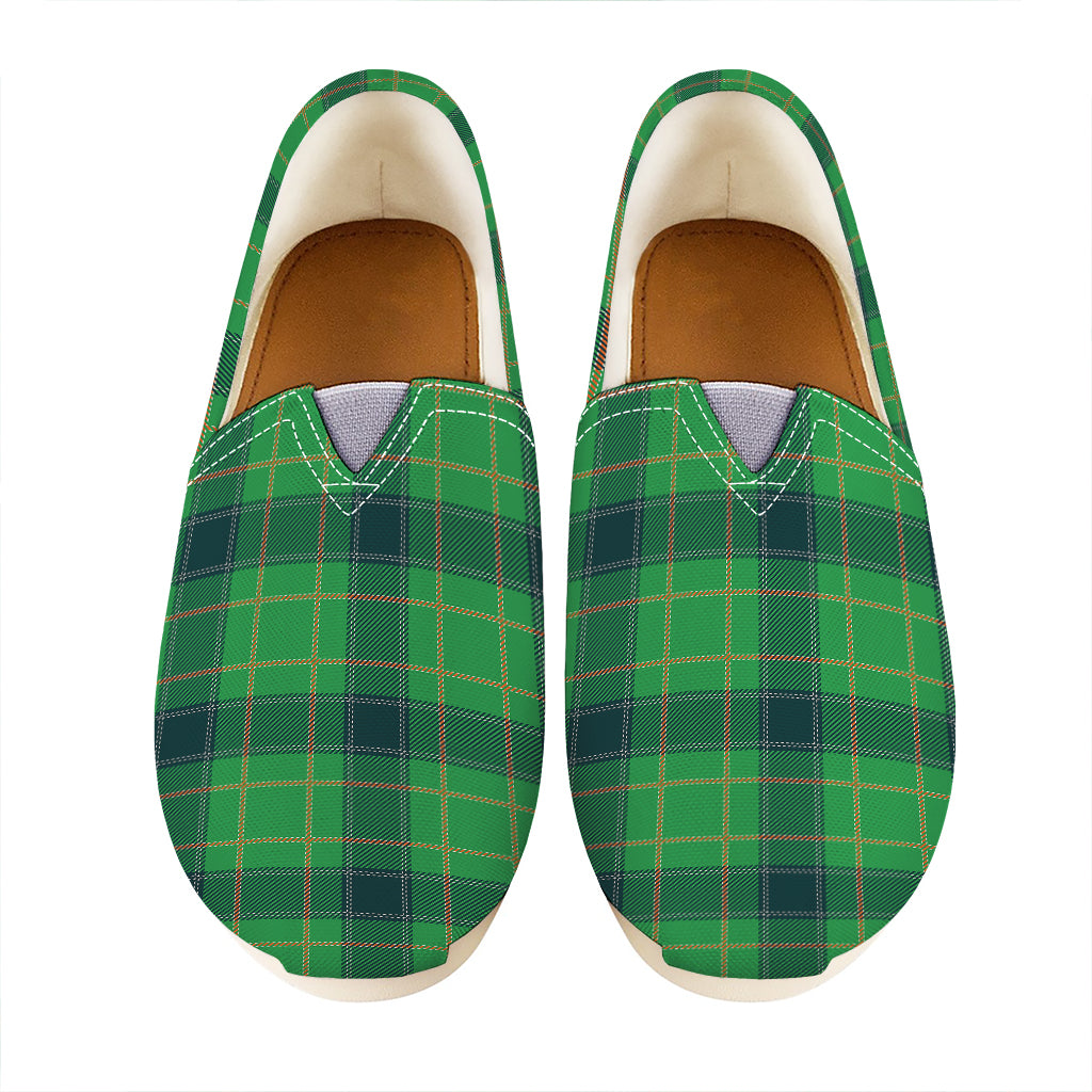 St. Patrick's Day Scottish Plaid Print Casual Shoes