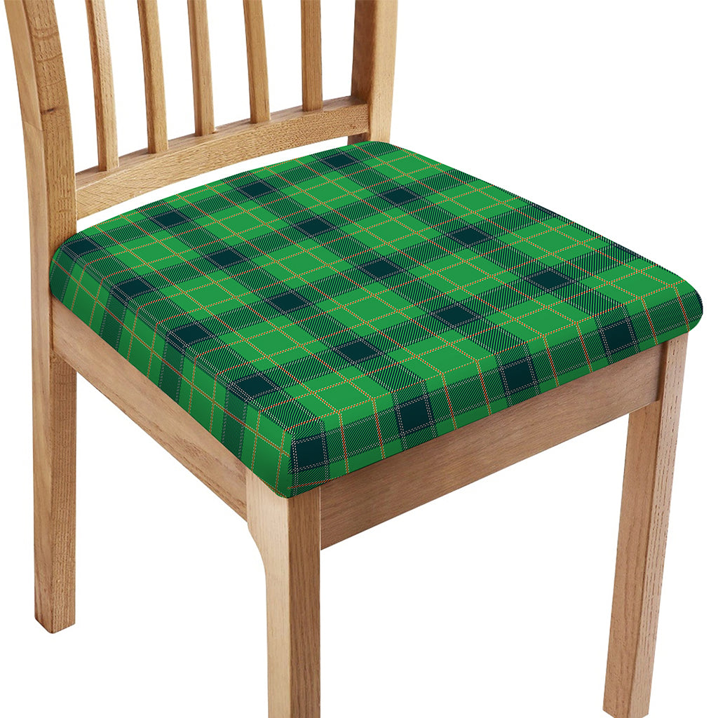 St. Patrick's Day Scottish Plaid Print Chair Cushion Cover