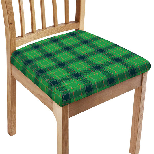 St. Patrick's Day Scottish Plaid Print Chair Cushion Cover