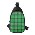 St. Patrick's Day Scottish Plaid Print Sling Bag