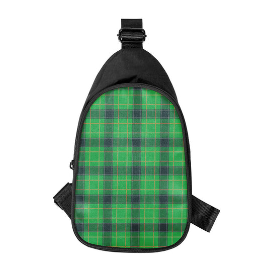 St. Patrick's Day Scottish Plaid Print Chest Bag