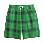 St. Patrick's Day Scottish Plaid Print Cotton Shorts