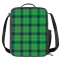 St. Patrick's Day Scottish Plaid Print Crossbody Lunch Bag
