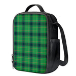 St. Patrick's Day Scottish Plaid Print Crossbody Lunch Bag