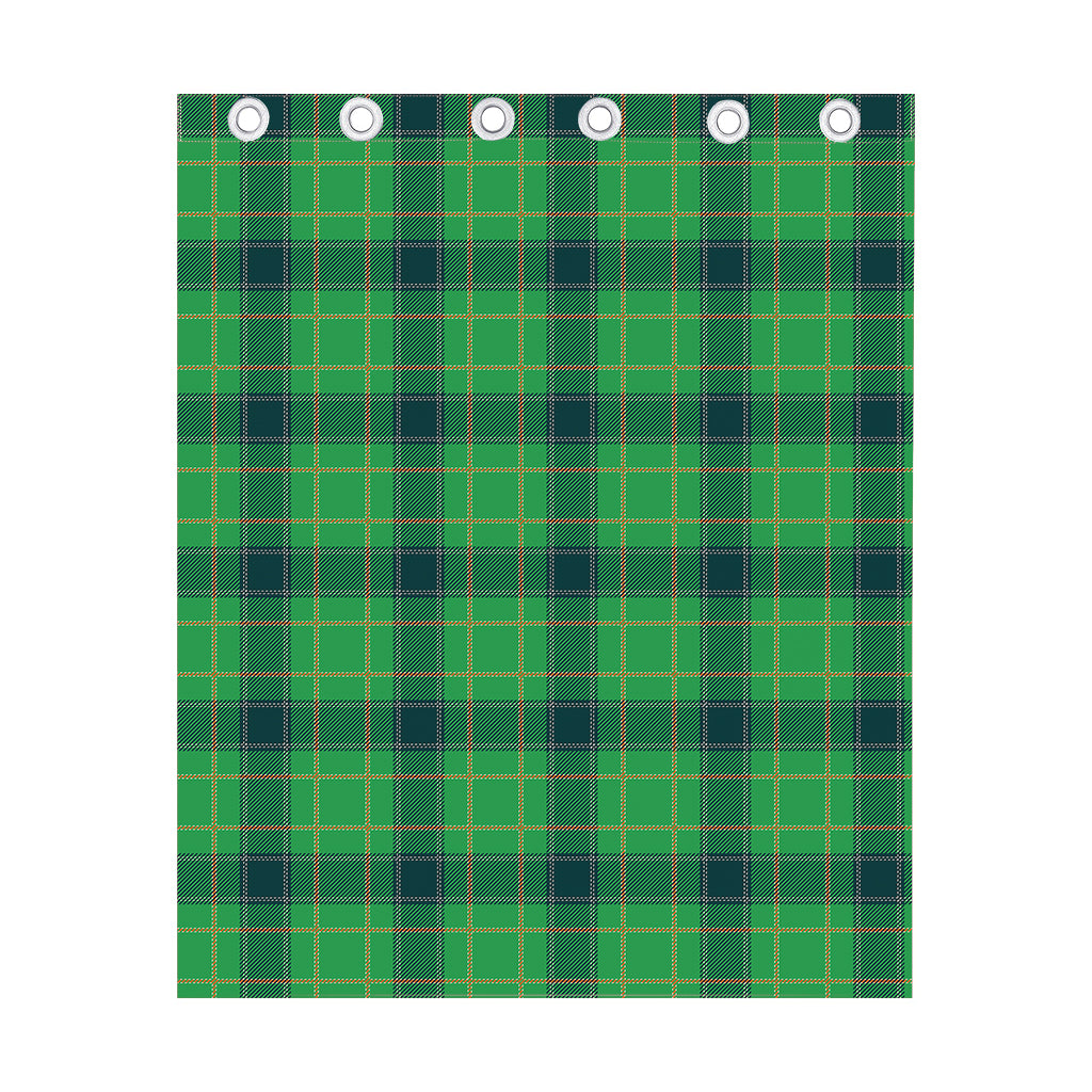 St. Patrick's Day Scottish Plaid Print Curtain