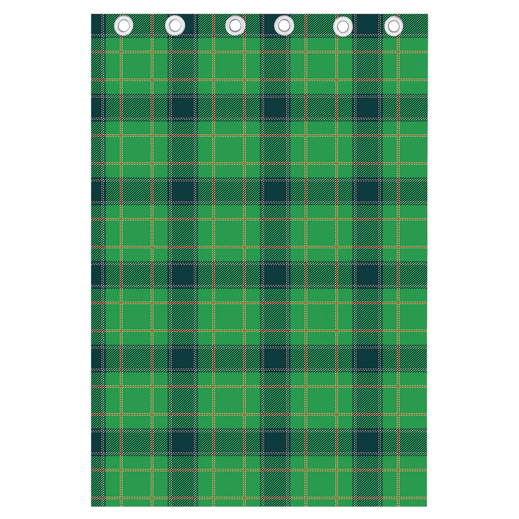 St. Patrick's Day Scottish Plaid Print Curtain