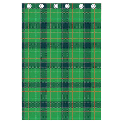 St. Patrick's Day Scottish Plaid Print Curtain