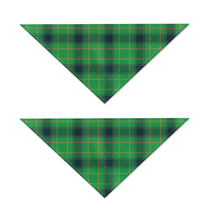St. Patrick's Day Scottish Plaid Print Dog Bandana