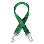 St. Patrick's Day Scottish Plaid Print Dog Seat Belt
