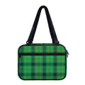 St. Patrick's Day Scottish Plaid Print Double Strap Bible Bag