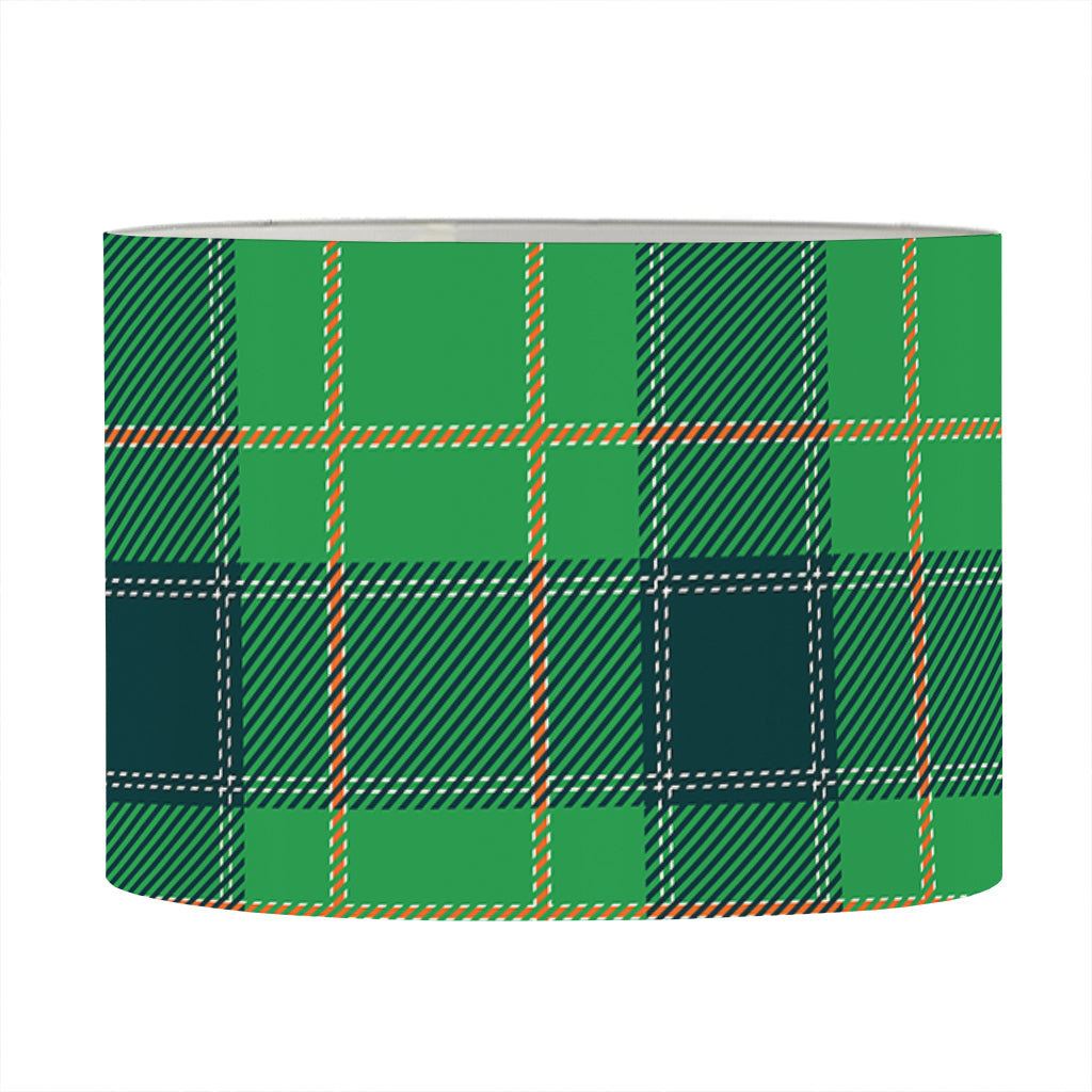 St. Patrick's Day Scottish Plaid Print Drum Lamp Shade