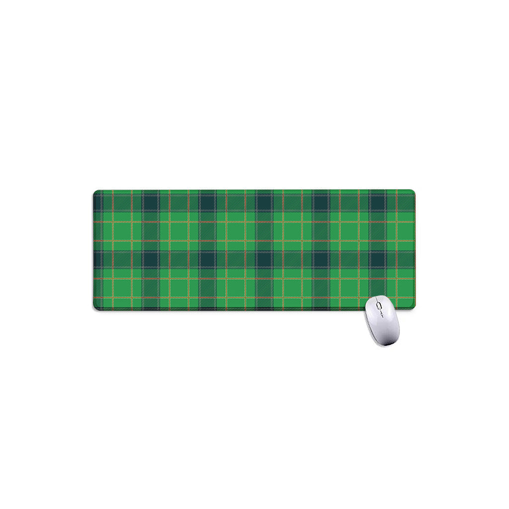 St. Patrick's Day Scottish Plaid Print Extended Mouse Pad