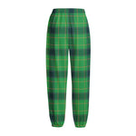 St. Patrick's Day Scottish Plaid Print Fleece Lined Knit Pants