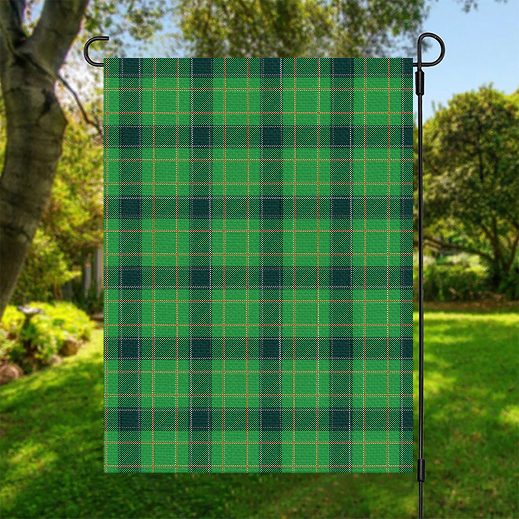 St. Patrick's Day Scottish Plaid Print Garden Flag