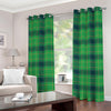 St. Patrick's Day Scottish Plaid Print Grommet Curtains