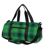St. Patrick's Day Scottish Plaid Print Gym Bag