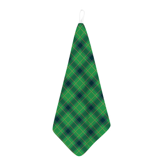 St. Patrick's Day Scottish Plaid Print Hand Towel