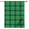 St. Patrick's Day Scottish Plaid Print House Flag