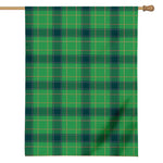 St. Patrick's Day Scottish Plaid Print House Flag