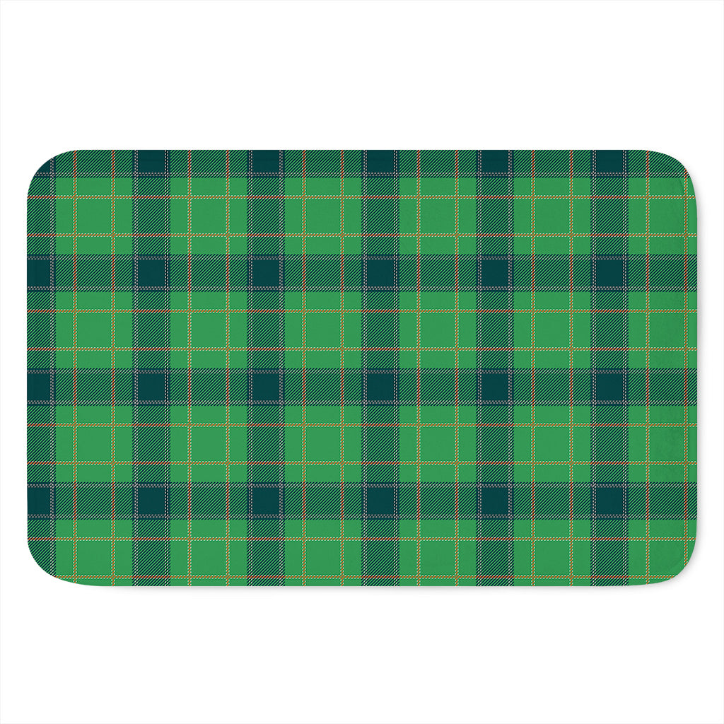 St. Patrick's Day Scottish Plaid Print Indoor Door Mat