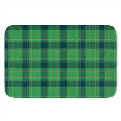 St. Patrick's Day Scottish Plaid Print Indoor Door Mat